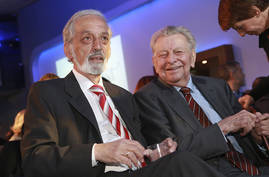 Heinz Nußbaumer und Hugo Portisch