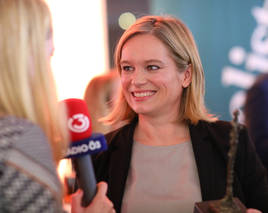 Corinna Milborn als Österreichs "Journalistin des Jahres" geehrt
