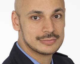 Thilo Cablitz spricht für die Berliner Polizei