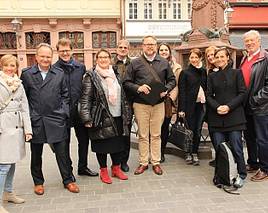 Frankfurter PR-Stammtisch mit Altstadtrundgang