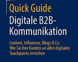 Michael C. Schmitt publiziert Fachbuch „Digitale B2B-Kommunikation“