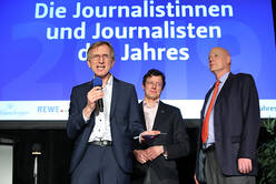 Feier der Journalisten des Jahres in Österreich.