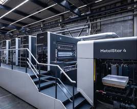Koenig & Bauer stellt neue Maschine für den Blechdruck vor