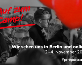 PR Report Camp 2022: Jetzt anmelden!