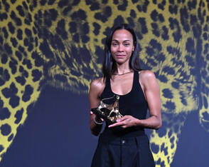 Zoe Saldaña erhält Ehren-Pardo in Locarno