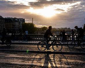 Sonnenuntergang in Paris