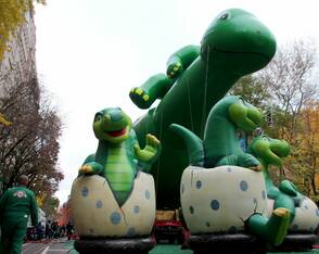 Heliumballons für die Thanksgiving-Parade