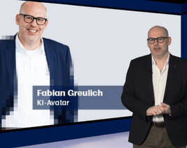 Chefredakteur Fabian Greulich bekommt KI-Avatar für regionale Nachrichten
