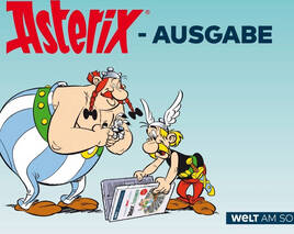 „Welt am Sonntag“ als Comic: Asterix erobert das gallische Dorf der Wochenzeitung